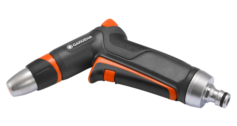 Réglage du jet concentré et du jet diffus sur le pistolet Premium Gardena