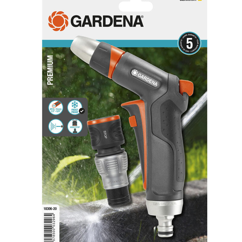 Pistolet de nettoyage Premium Gardena prêt à l'emploi