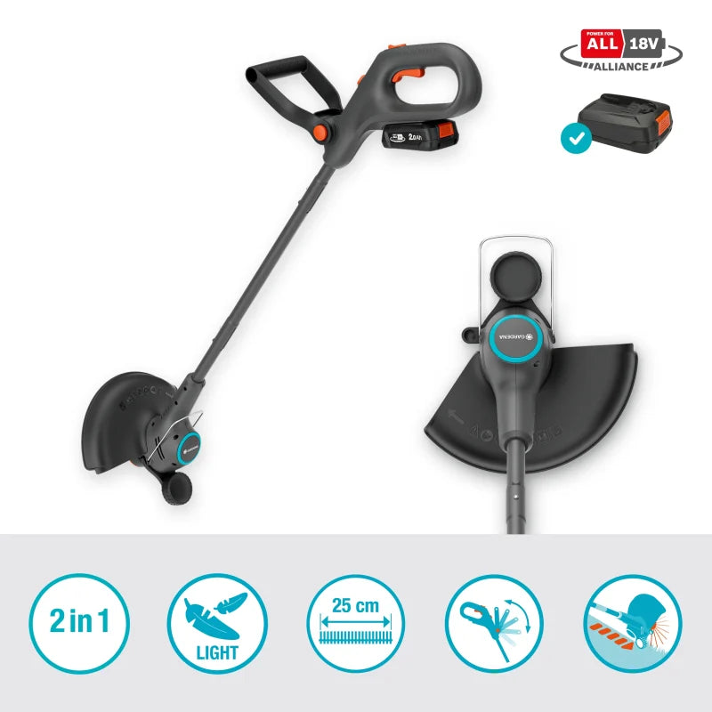 Coupe-bordures sans fil PowerTrim 30/18V P4A, kit prêt à l'usage Gardena — vue 8
