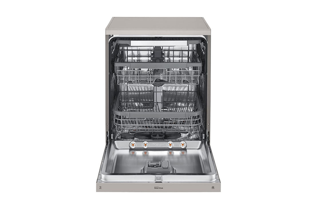 LG DFB425FP porte ouverte, 3 paniers
