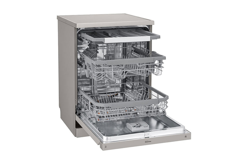 LG DFB425FP paniers sortis et 3e panier