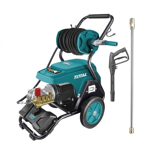 Nettoyeur haute pression électrique TOTAL TGT11276 3000 W, 130 bars, débit 14 L/min