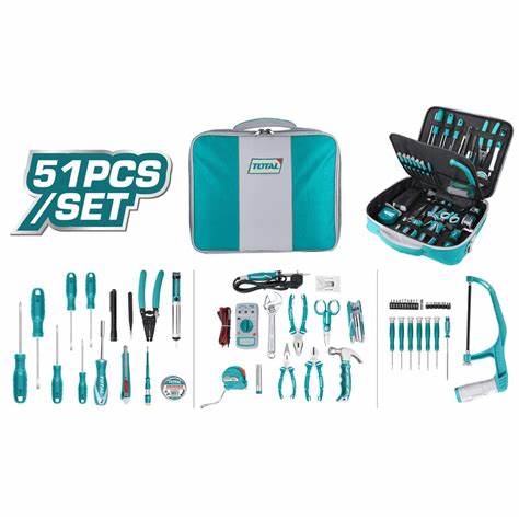 Ensemble d’outils de télécom 51 pièces TOTAL TKTTSK0512