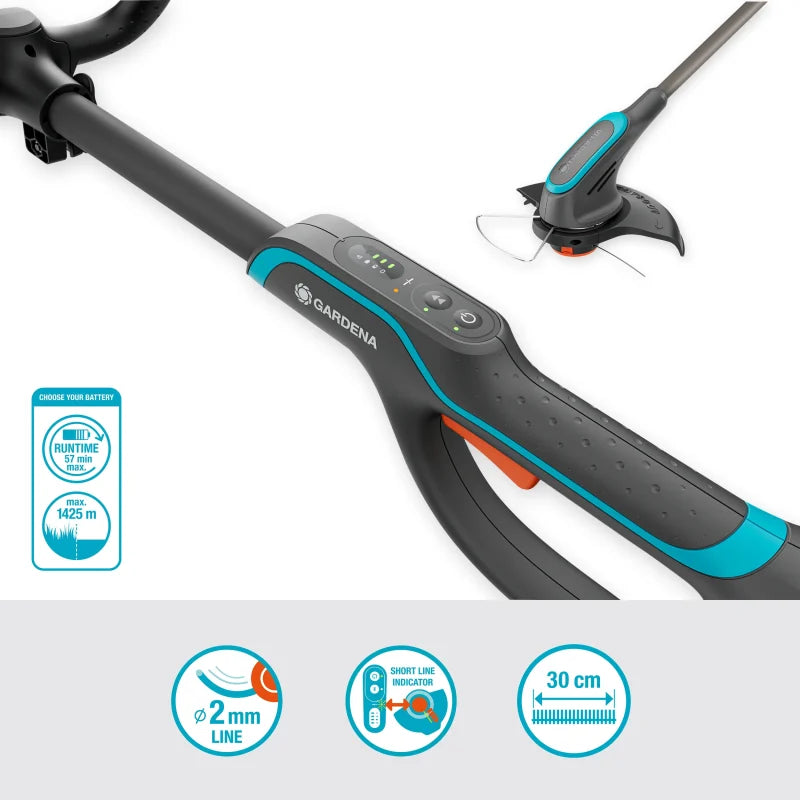 Coupe-bordures sans fil PowerTrim 30/18V P4A, kit prêt à l'usage Gardena — vue 9