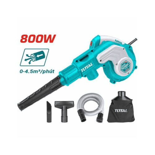 Souffleur aspirateur électrique 800 W vitesse variable — TOTAL TB8036