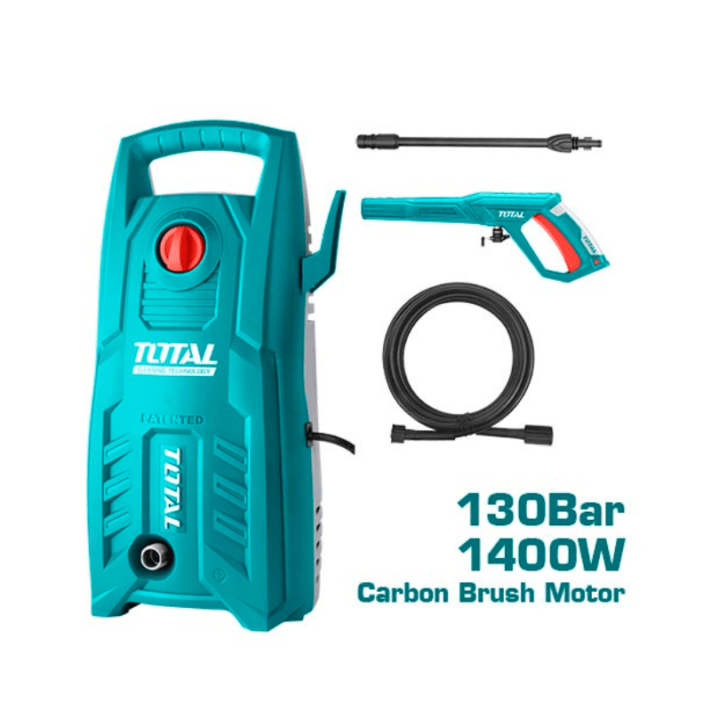 Nettoyeur haute pression 130Bar 1400W TOTAL TGT11316