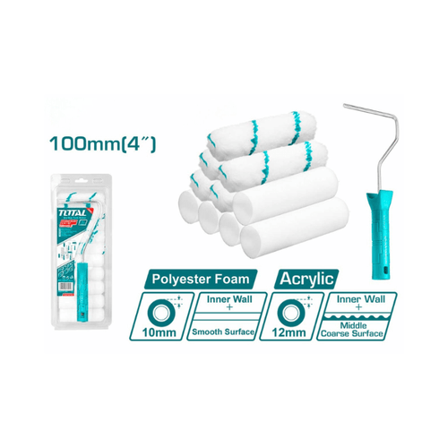 Brosse cylindrique 12 en 1 Set TOTAL THT81121001