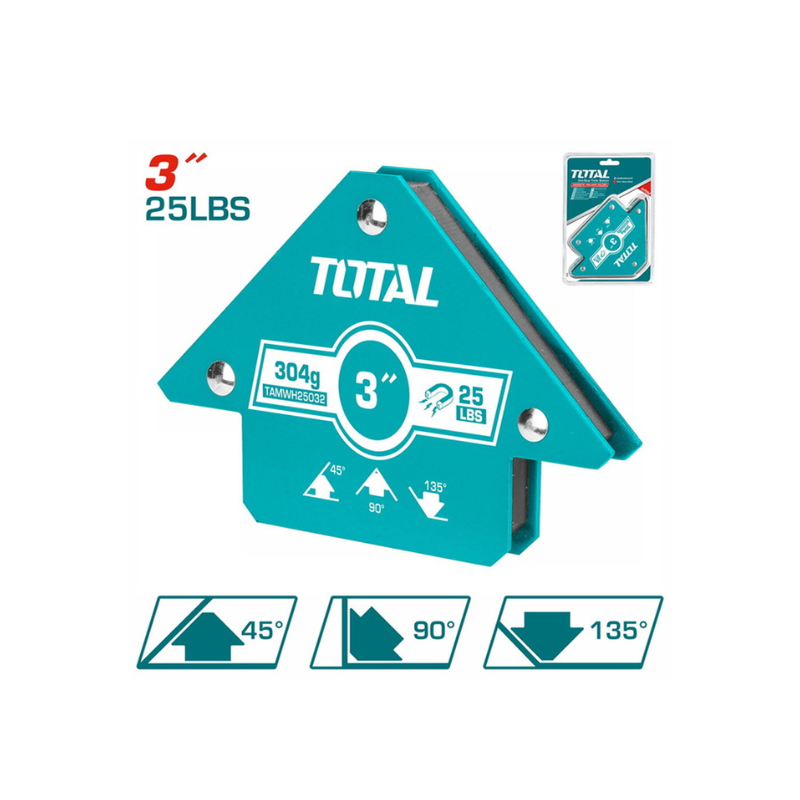 Équerre magnétique 3″ TOTAL TAMWH25032