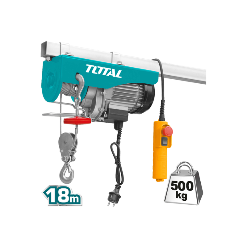 Palan électrique 900W 500Kg TOTAL TLH1952