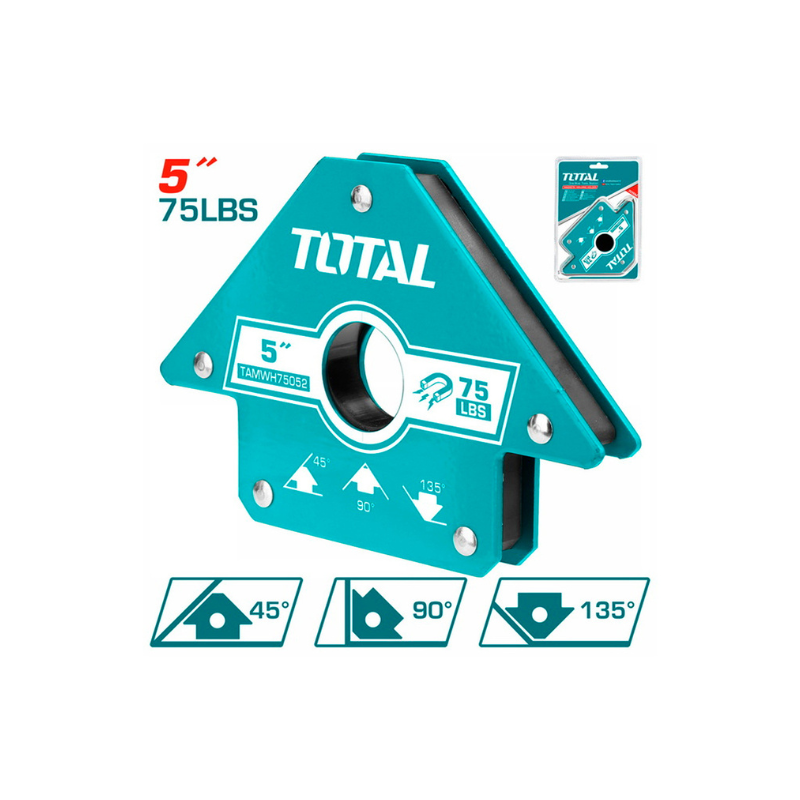 Équerre magnétique 5″ TOTAL TAMWH75052