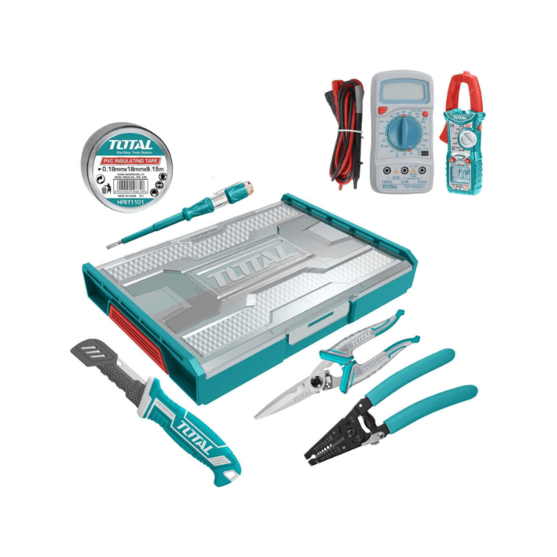 Ensemble d’outils de télécom 7 pièces TOTAL THKTV02T071