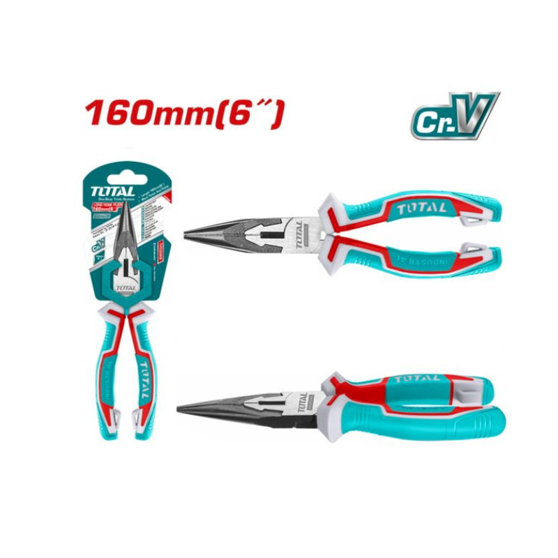 Pince à bec long 160MM – 6 » TOTAL THT220606