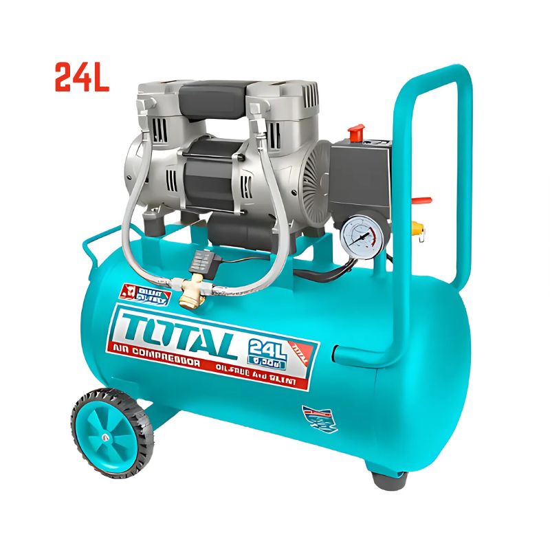 Compresseur d’air 24 L 1,1 HP 8 bars TOTAL TCS1075248