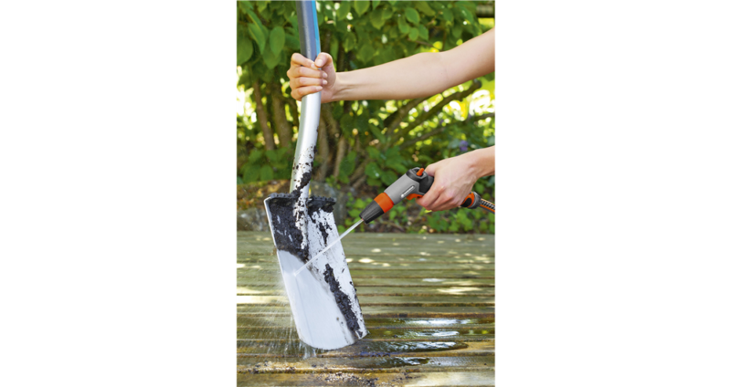 Jet concentré et jet diffus du pistolet multijet Classic Gardena