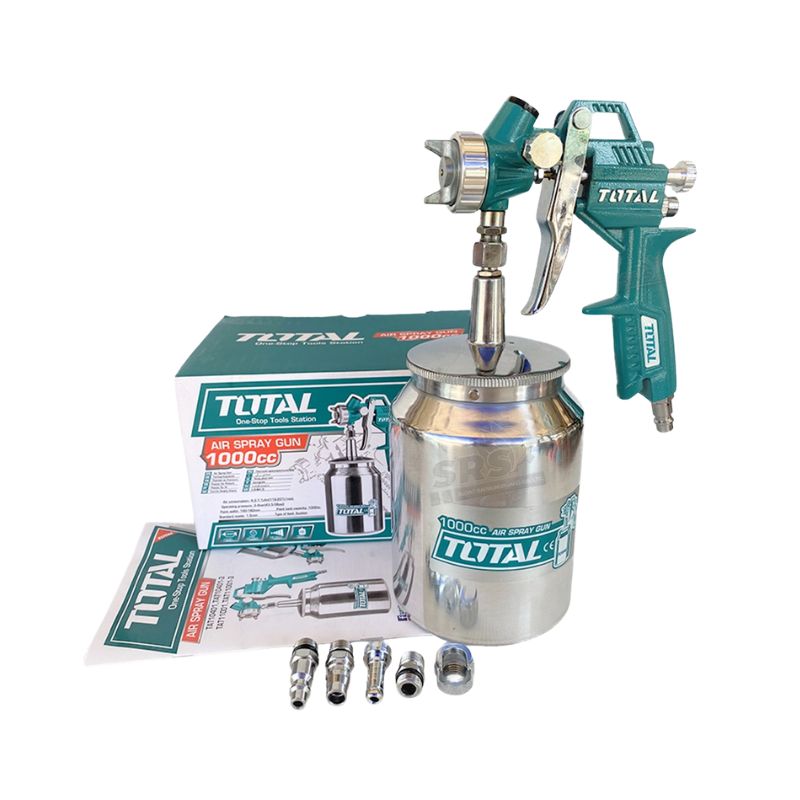 Pistolet à peinture 1000cc 1.8 mm TOTAL TAT11005
