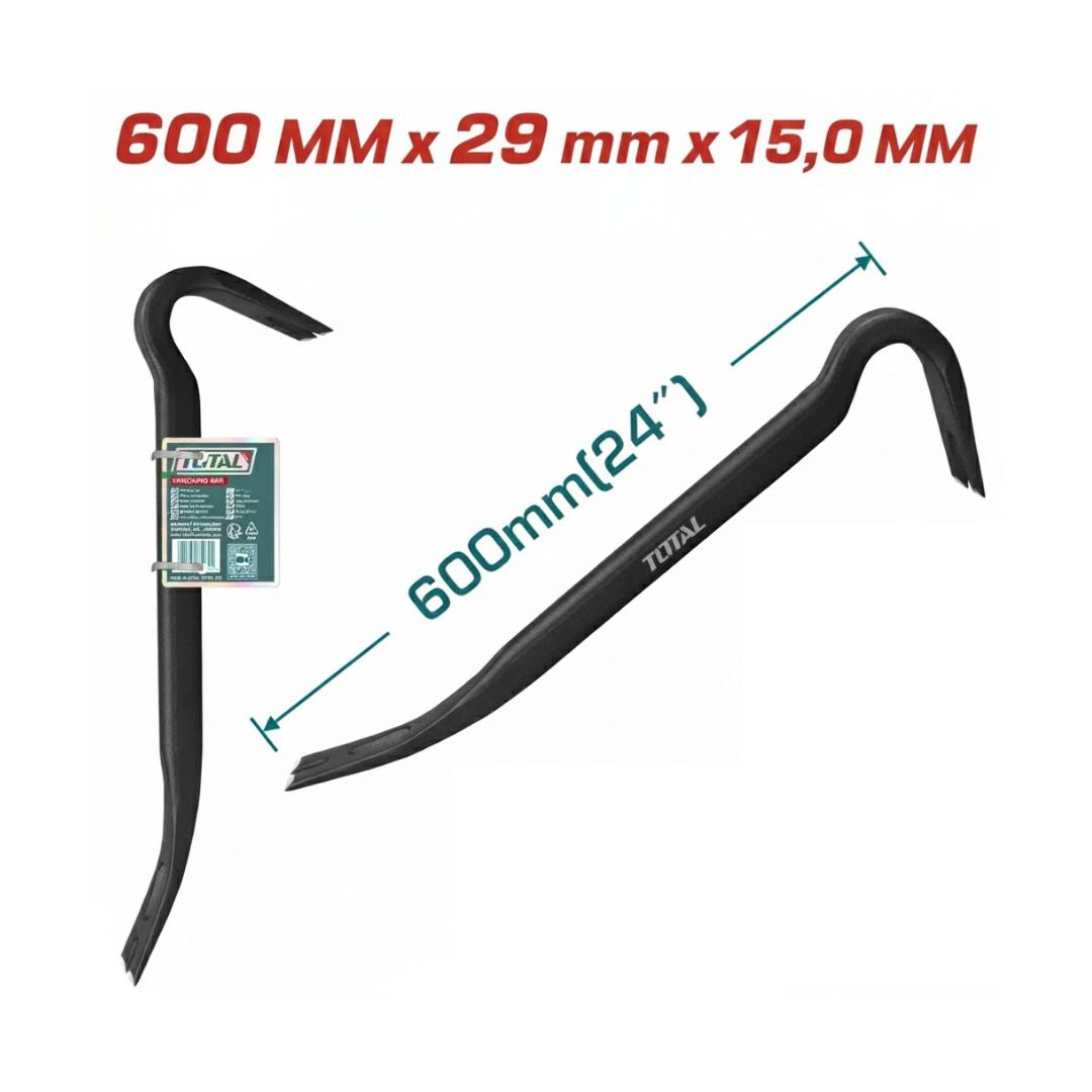 Pince a decoffrer 600 mmx29 mmx15,0 mm TOTAL THT431242
