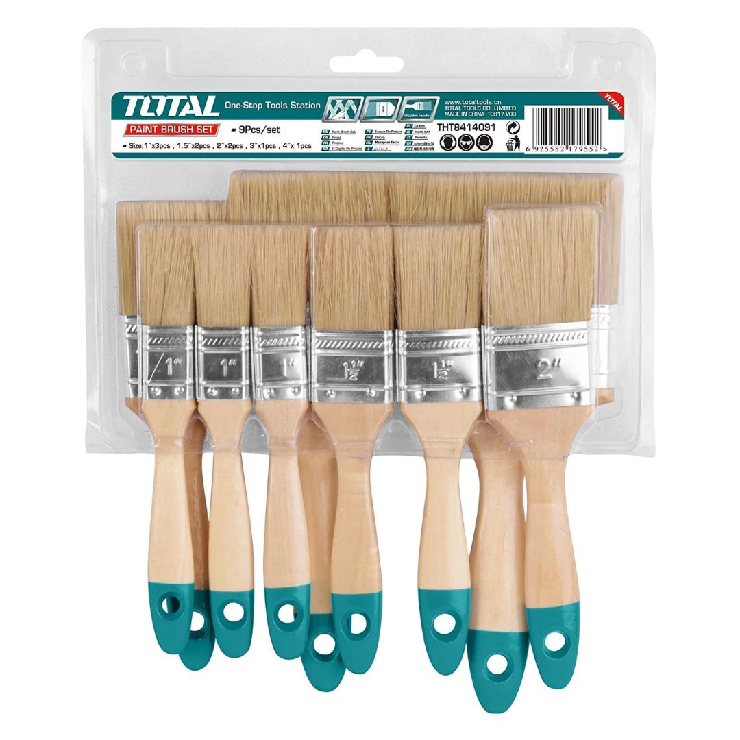 Ensemble de 9 pinceaux TOTAL THT8414091