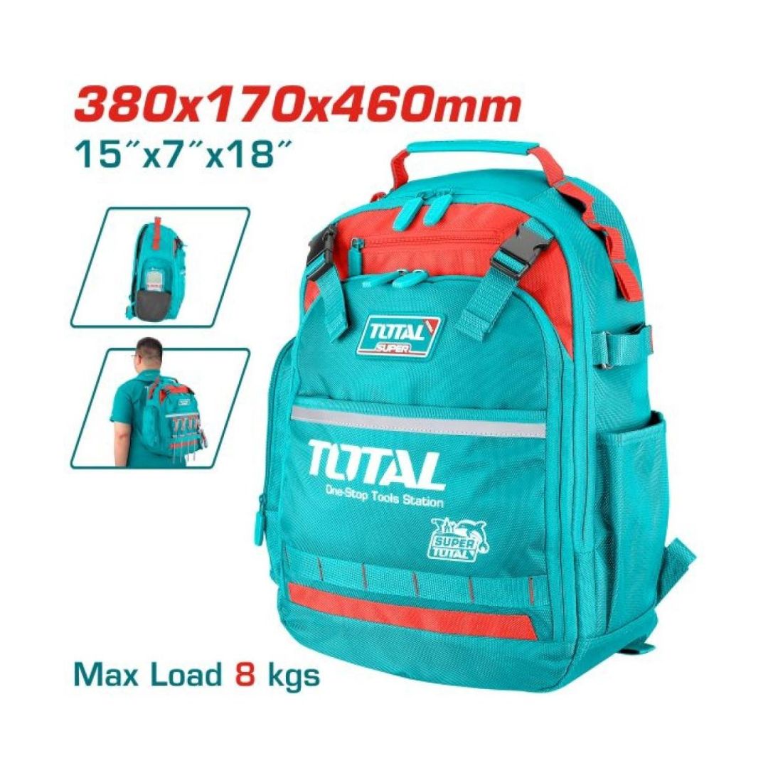 Sac à dos porte-outils 8kg TOTAL THBP02025