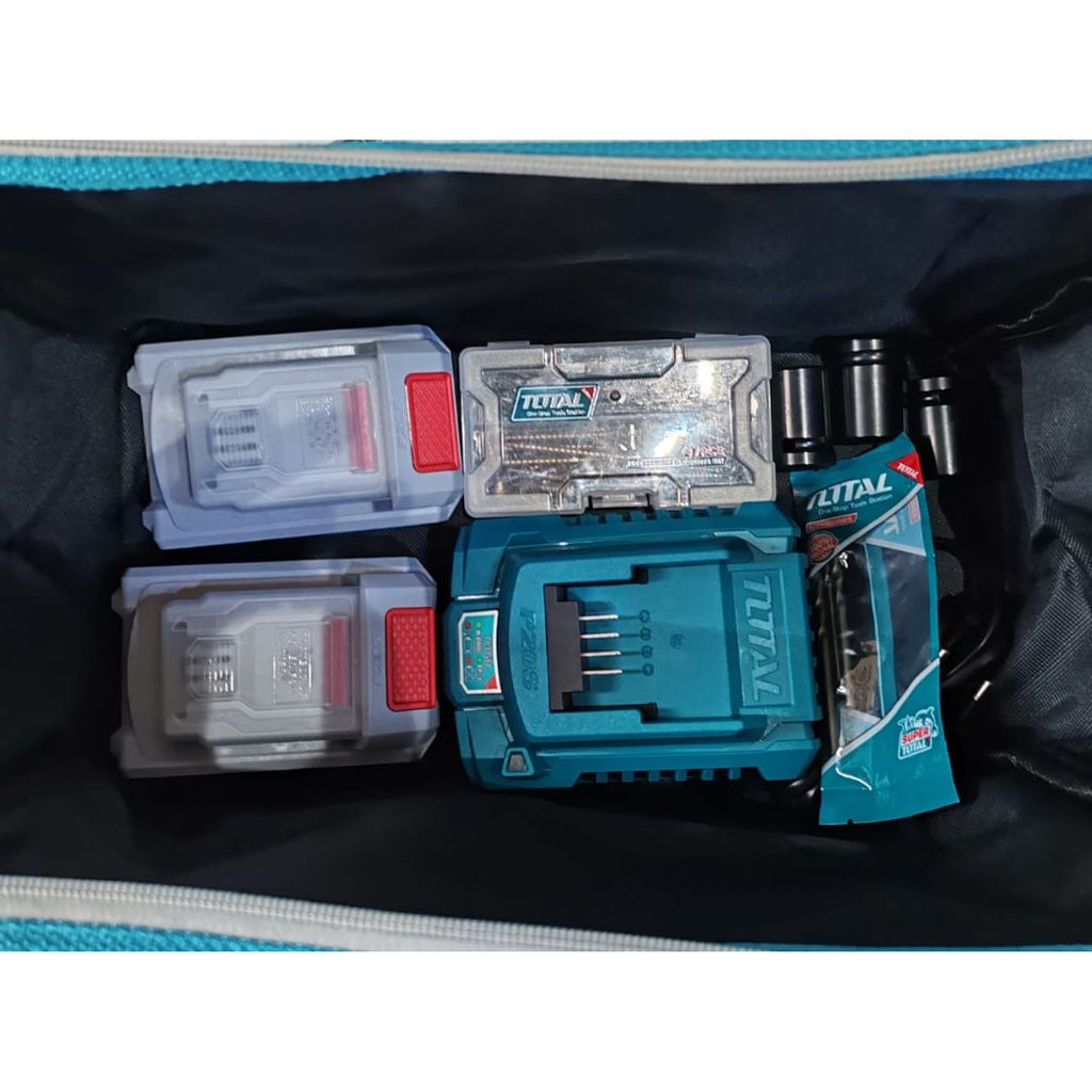 Pack visseuse 55N.m et Boulonneuse 400Nm 20V TOTAL PACK_THT26131_TIWLI2040_TDLI205582