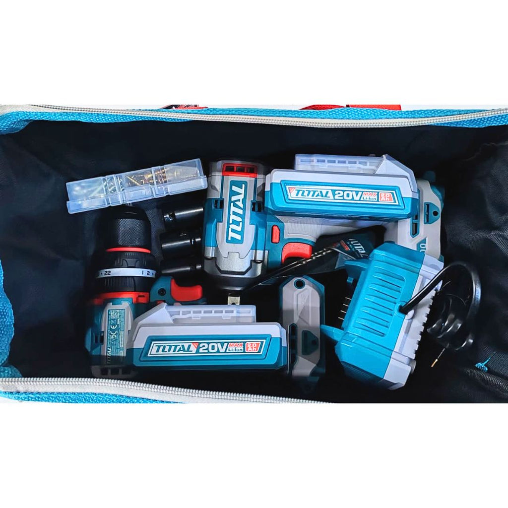 Pack visseuse 55N.m et Boulonneuse 400Nm 20V TOTAL PACK_THT26131_TIWLI2040_TDLI205582