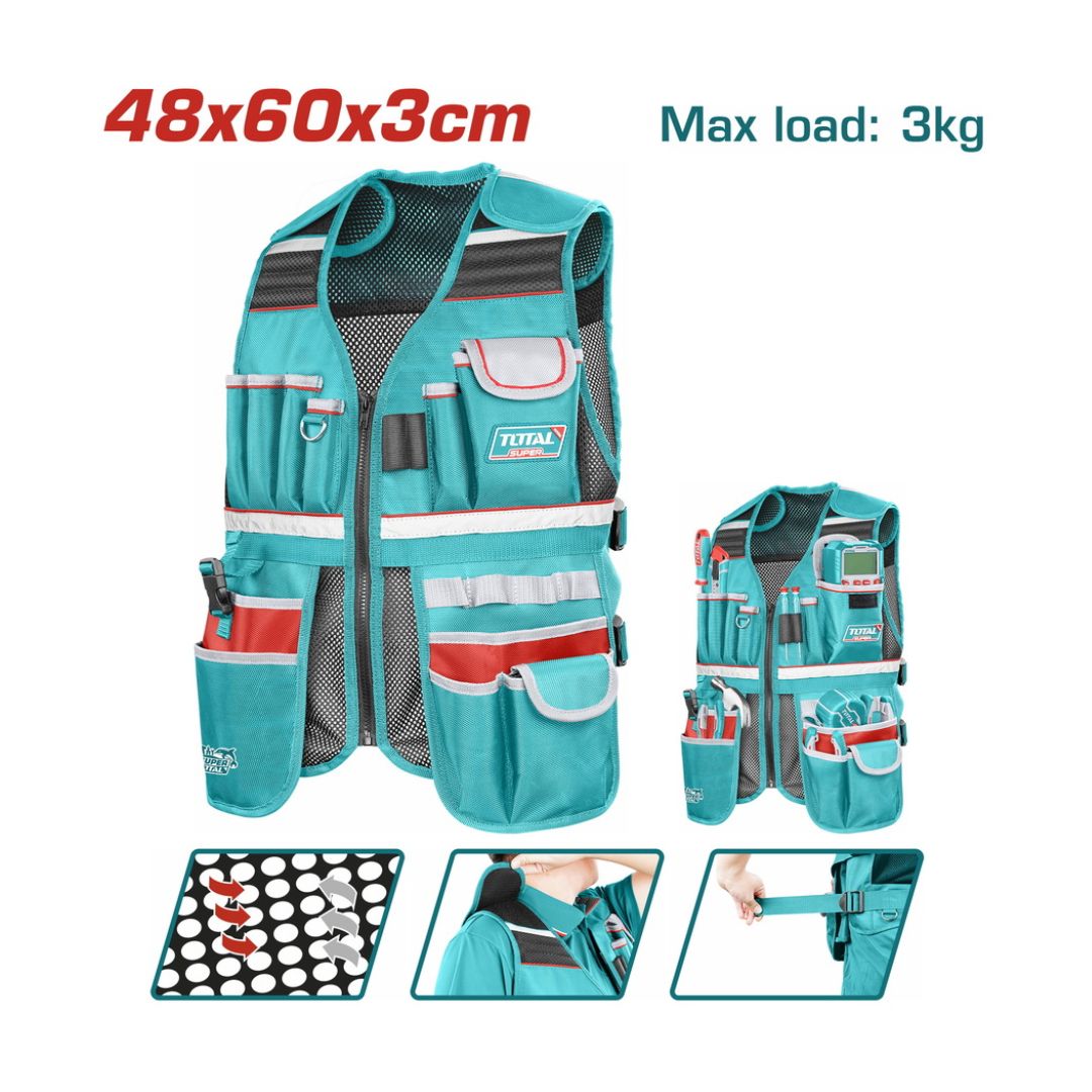 Ensemble Sac à Dos Et Sacs à Outils TOTAL TOS230912