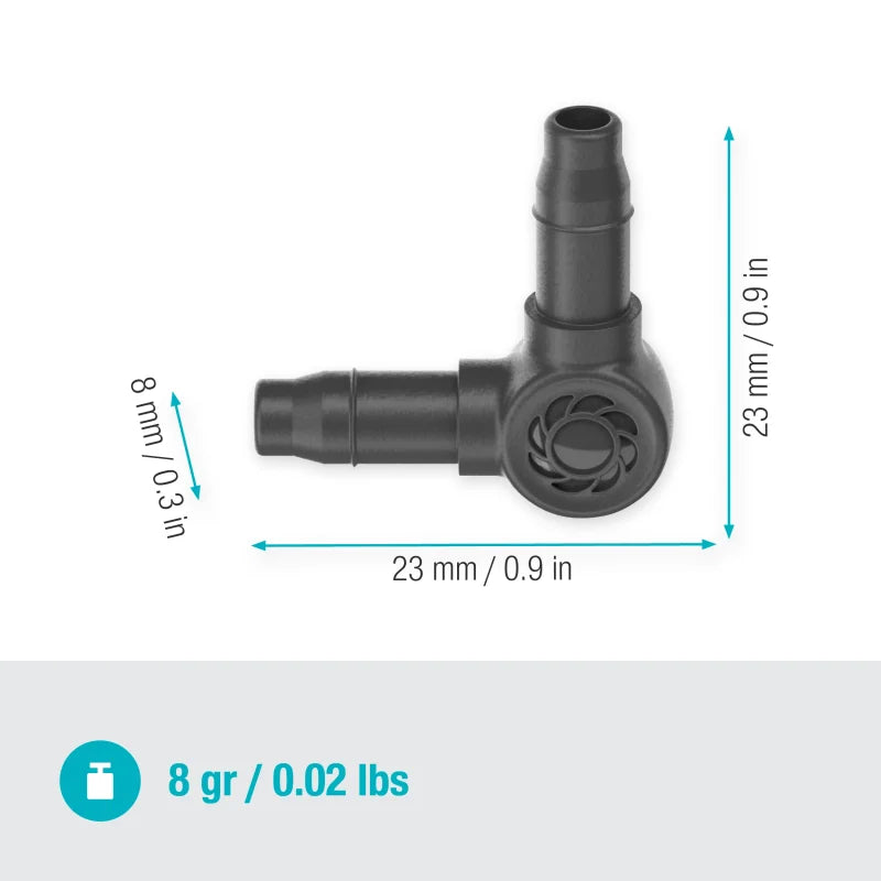 Emballage du lot de jonctions en L 4,6 mm Gardena