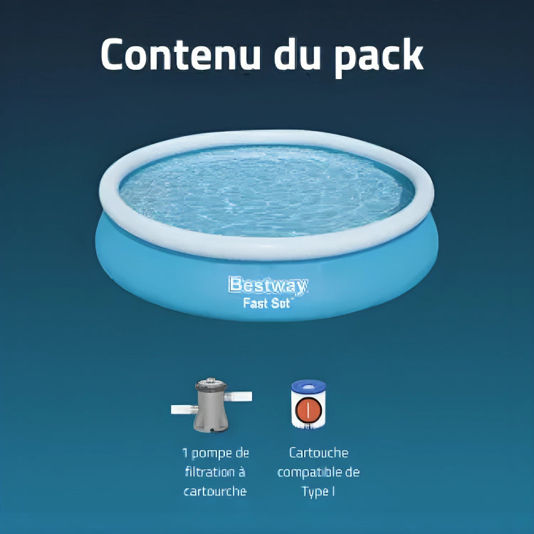 PISCINE BESTWAY 366 x 76CM