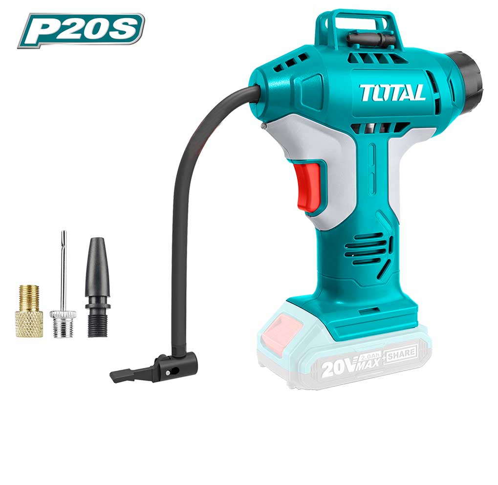 Gonfleur d’air automatique au lithium-ion 20V TOTAL TACLI2001