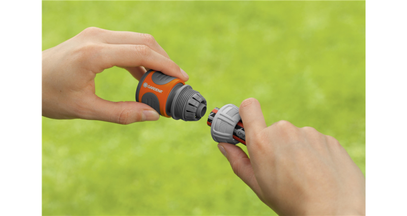 Raccord rapide Gardena 13 et 15 mm, écrou de serrage POWER GRIP