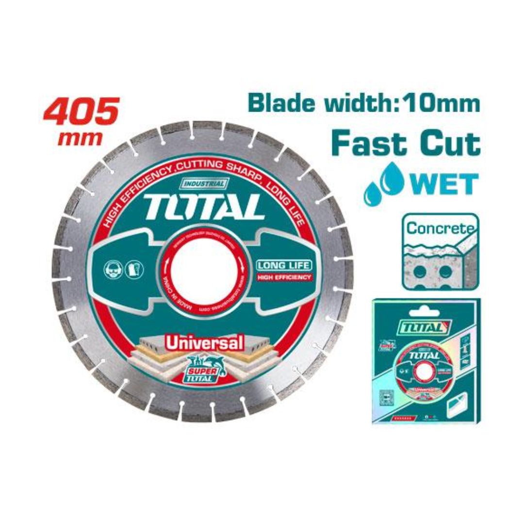 Disque diamant pour la découpe du béton 405mm TOTAL TAC2144052
