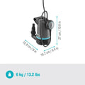 Pompe vide-cave Gardena 20000 basic pour eaux claires, vue d'ensemble