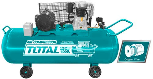 Compresseur d’air 500 L – 7,5 HP – 380V TOTAL TC1755002