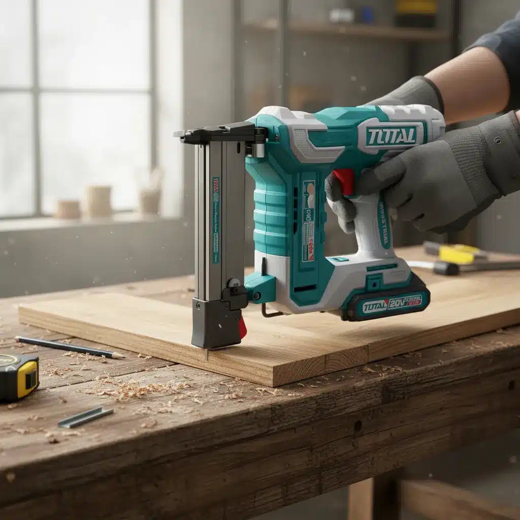 Agrafeuse à bois sans fil TOTAL TCSNLI6008 20 V avec moteur Brushless