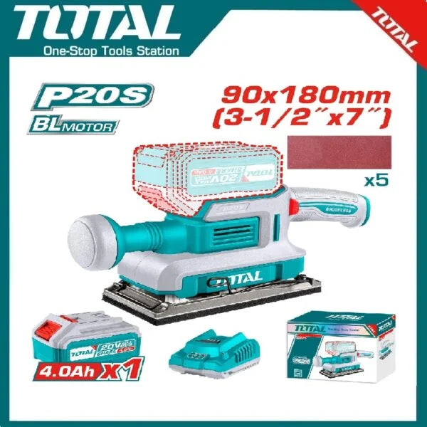 Scie sauteuse sans fil TOTAL TFSLI20311 20 V Li-ion