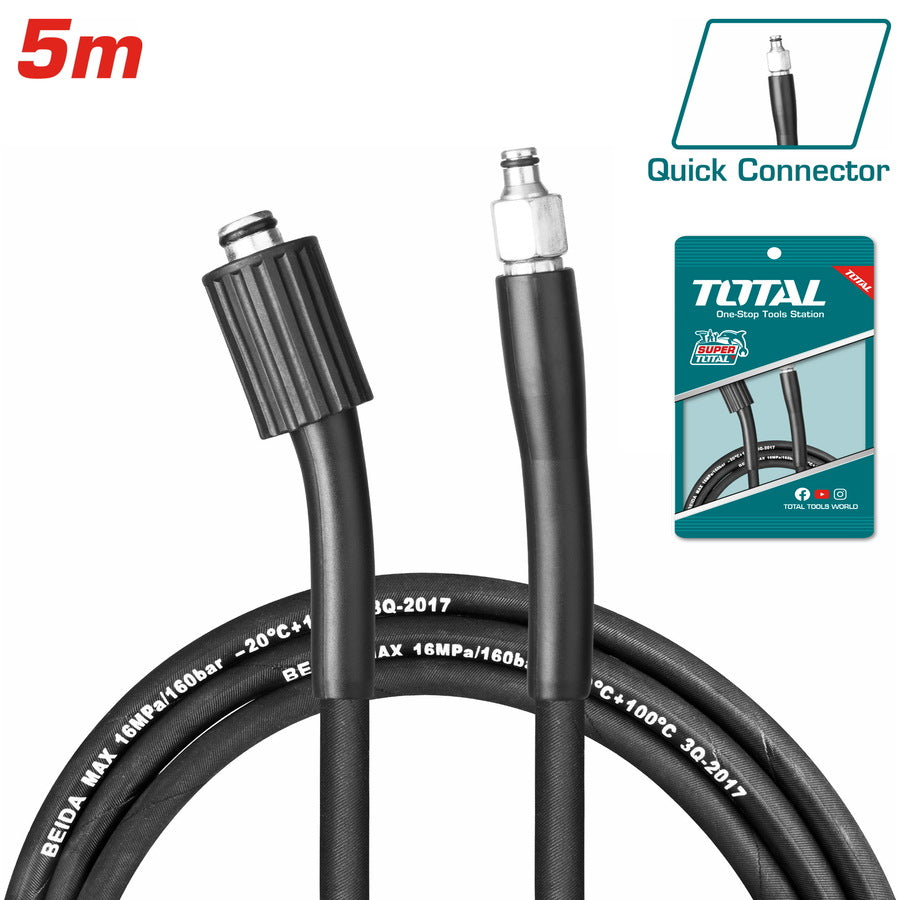 Tuyau haute pression 5 m TOTAL TGTHPH526