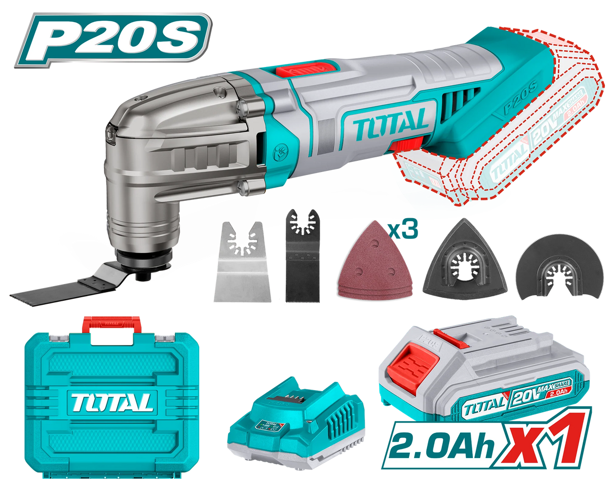 Outil multifonctions oscillant sans fil TOTAL TMLI20228 20 V