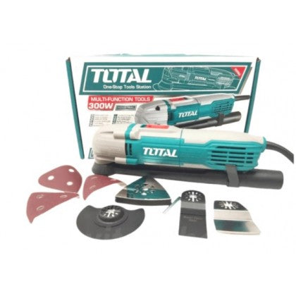 Outil multifonction TOTAL TS3006-1 300 W avec accessoires