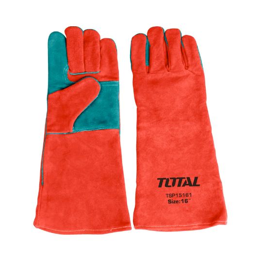 Gants de soudeur en cuir 16″ TOTAL TSP15161