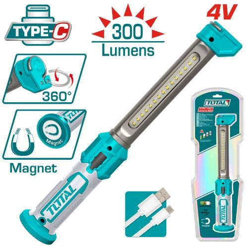 Lampe de travail LED rechargeable TOTAL TWLI043006 3,5 W