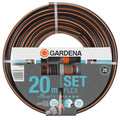 Kit tuyau d'arrosage Gardena Comfort FLEX 15 mm 5/8 pouce 20 m avec ses accessoires, vue d'ensemble