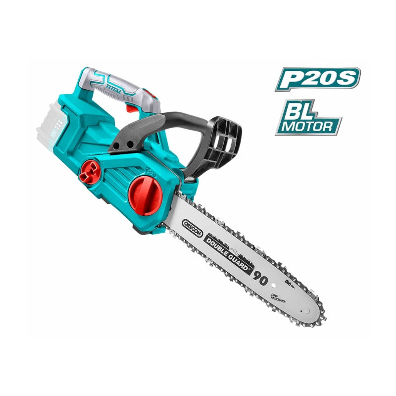 Scie à chaîne sans fil TOTAL TGSLI2001 20 V brushless guide 12 pouces