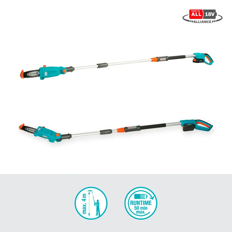 Élagueuse sur perche TCS 20/18V P4A avec batterie Gardena — vue 8