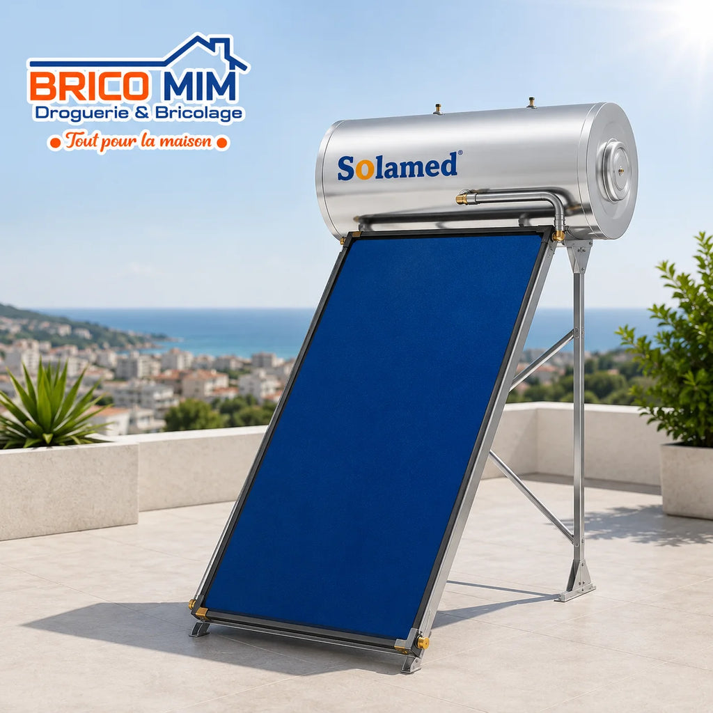 CHAUFFE EAU SOLAIRE SOLAMED 200L 1 PLAQUE :