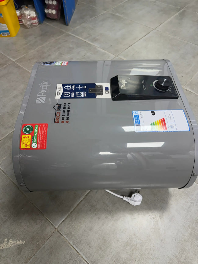 Chauffe eau électrique 30L PACIFIC slim avec Ercan Digital