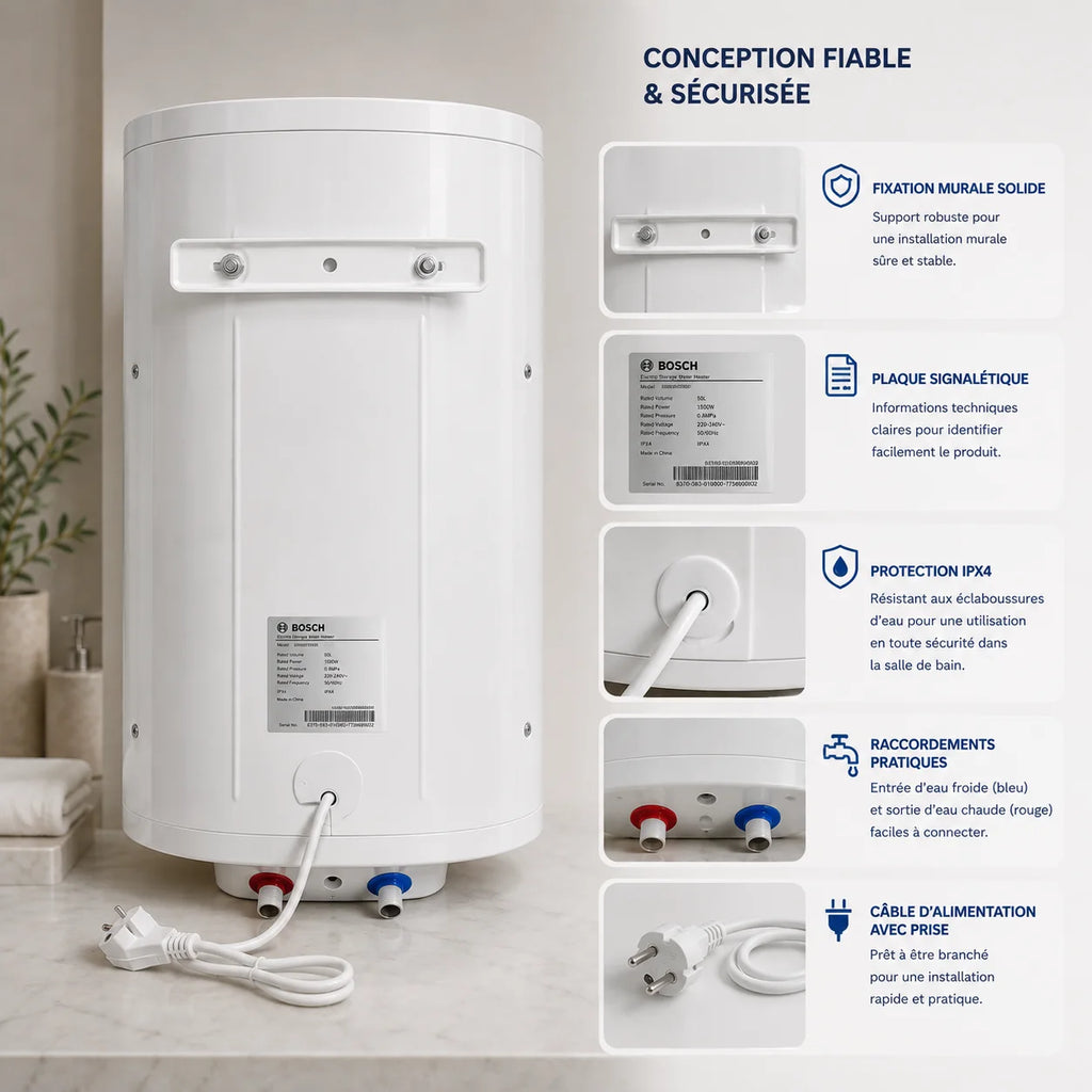chauffe eau electrique Bosch 50L