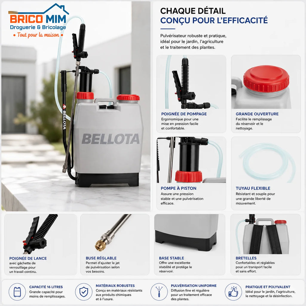 PULVERISATEUR BELLOTA 16L