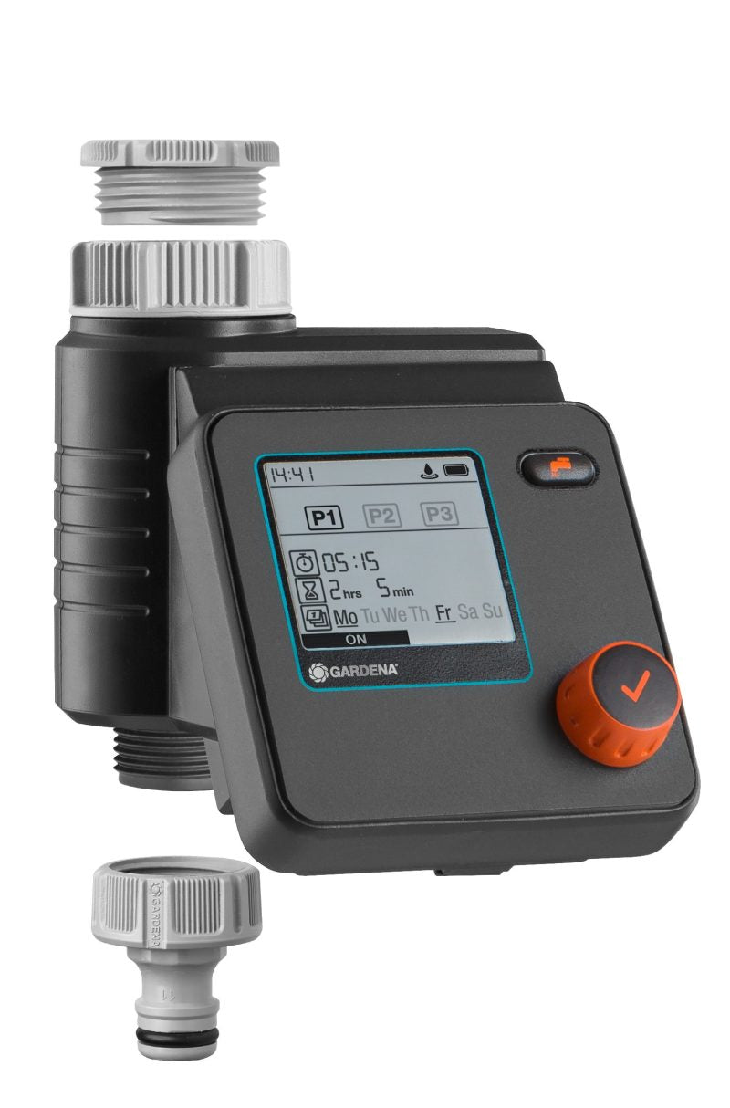 Arrosage automatique du jardin piloté par le programmateur Gardena Select