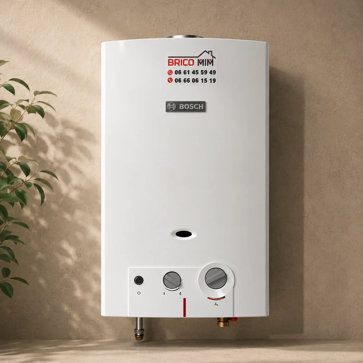 CHAUFFE-EAU A GAZ ELECTRONIQUE 6L/MIN BOSCH