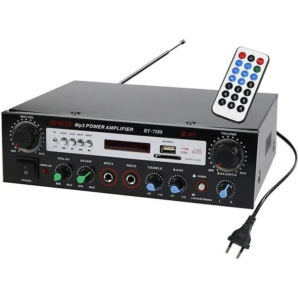 Amplificateur BT-7388 - connectique