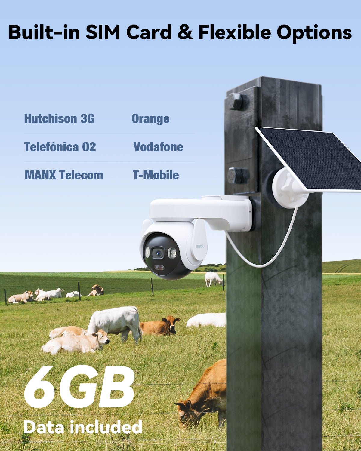 Caméra 4G Imou AOV PT 5 MP
